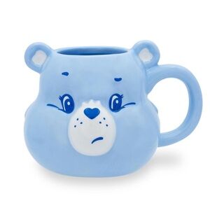 NEW Care Bears Grumpy Bear Novelty Coffee Mug Blue Ceramic Cartoon Cup